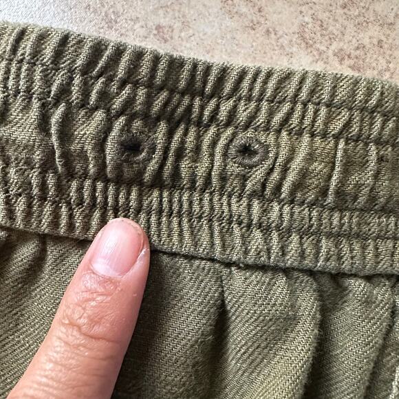 Anthropologie Pilcro‎ Lea Utility Mini Skirt Military Olive Green Size Small - Picture 5 of 12